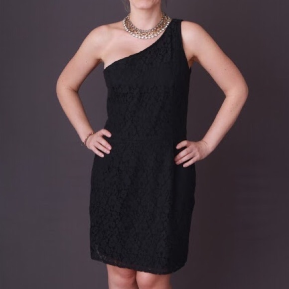 NWT Walter Baker W118 One Shoulder Black Lace Dress, Size S 🗣LAST CHANCE🗣 - Picture 1 of 1